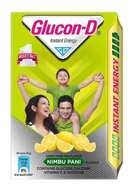 Glucon-D Instant Energy Health Drink - Nimbu Pani