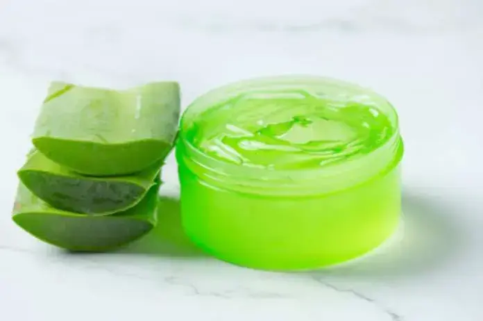 Aloe vera lotion as a home remedy for cold sores
