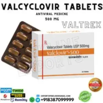 valacyclovir (Valtrex) tablets for cold sores treatment