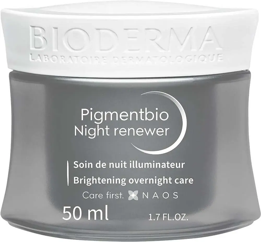 Bioderma Pigmentbio Night Renewer Brightening Overnight Cream for Dark Spots, Sensitive Skin