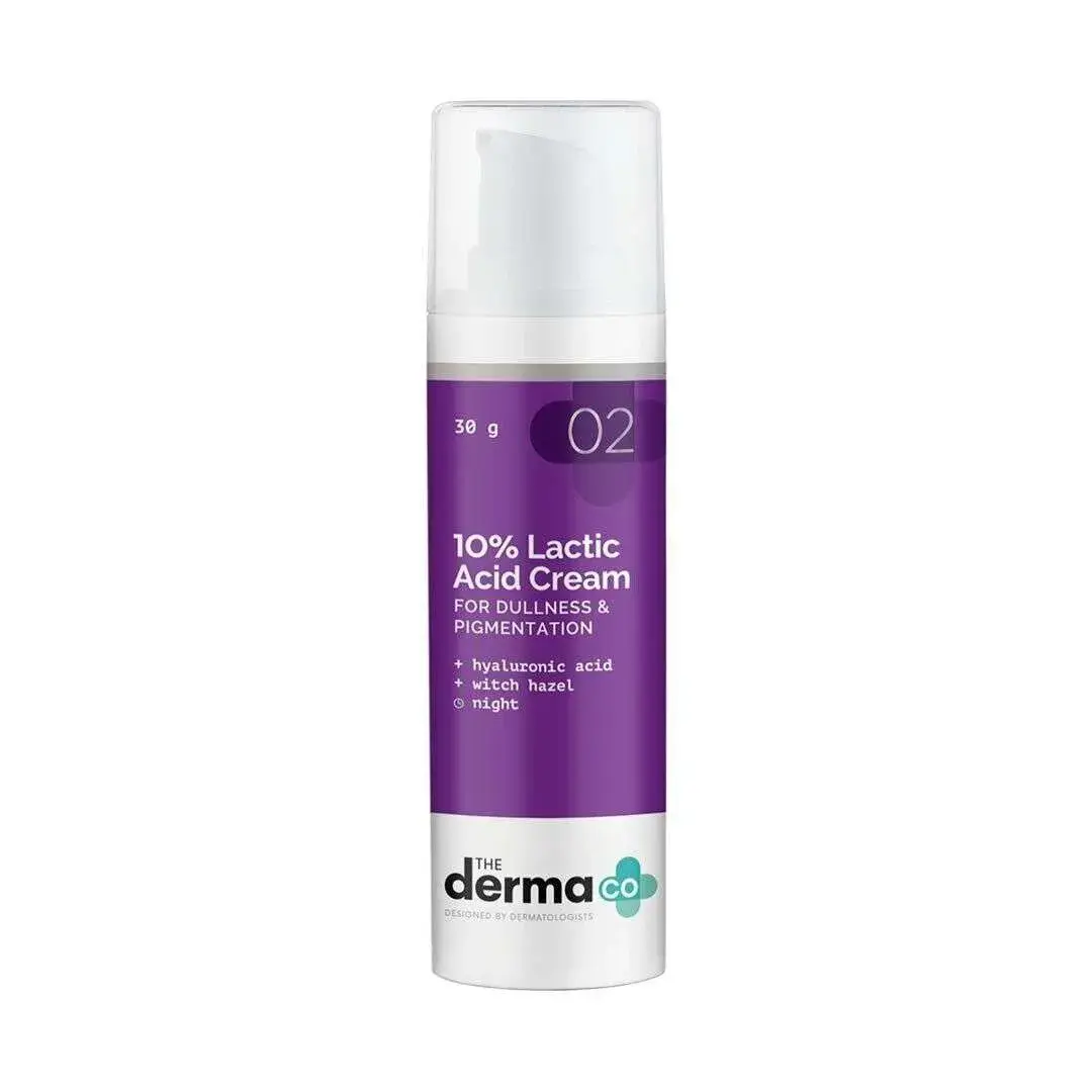 The Derma Co. 10% Lactic Acid Cream - best cream for pigmentation