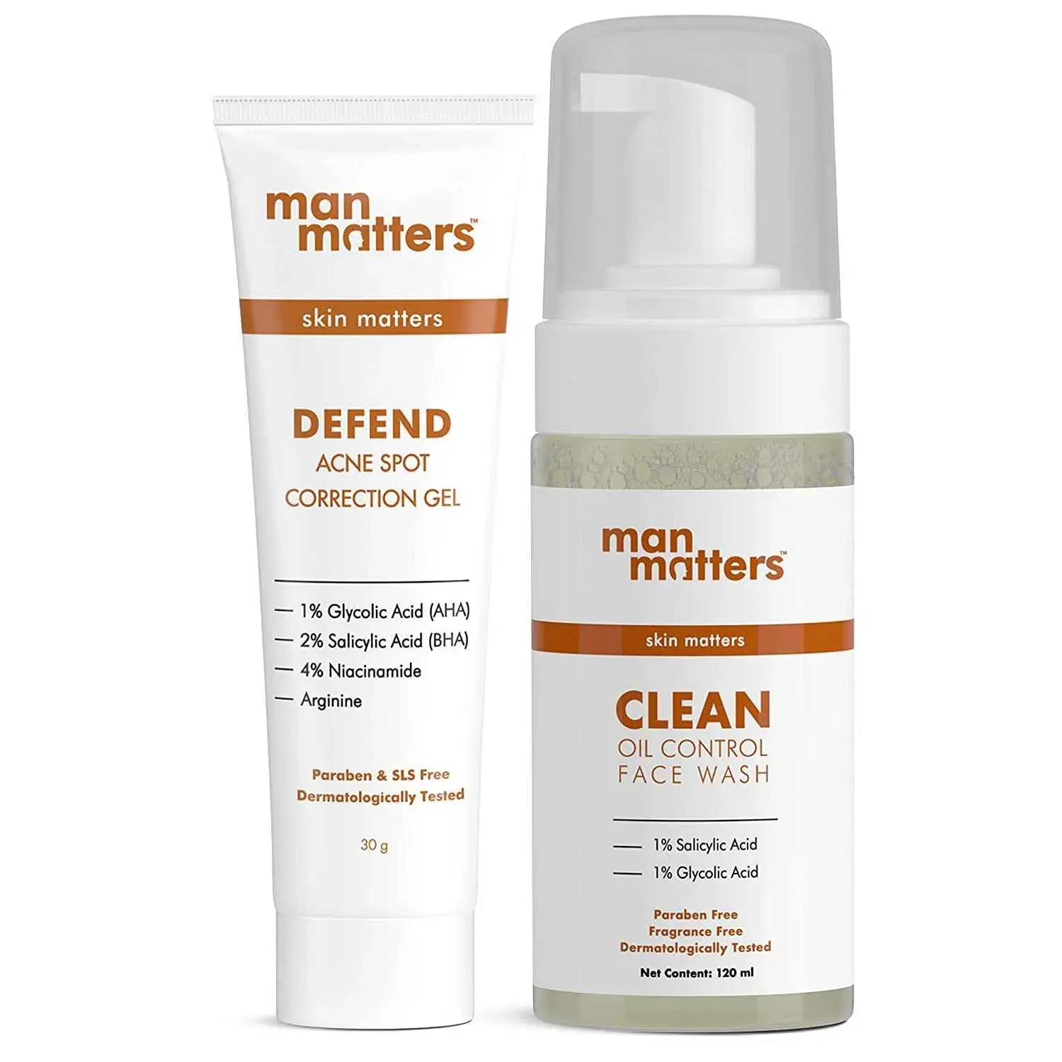 Man Matters Salicylic Acid Oil Control Face & Beard Wash For Men best face wash for oily skin men