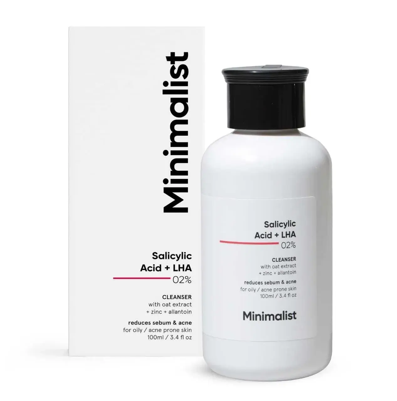 Minimalist Salicylic Acid Face Wash for Oily Skin Best Face wash for oily skin men
