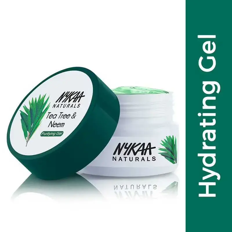 Nykaa Naturals Tea Tree & Neem Purifying & Hydrating Gel - Best Moisturizer for Oily Skin
