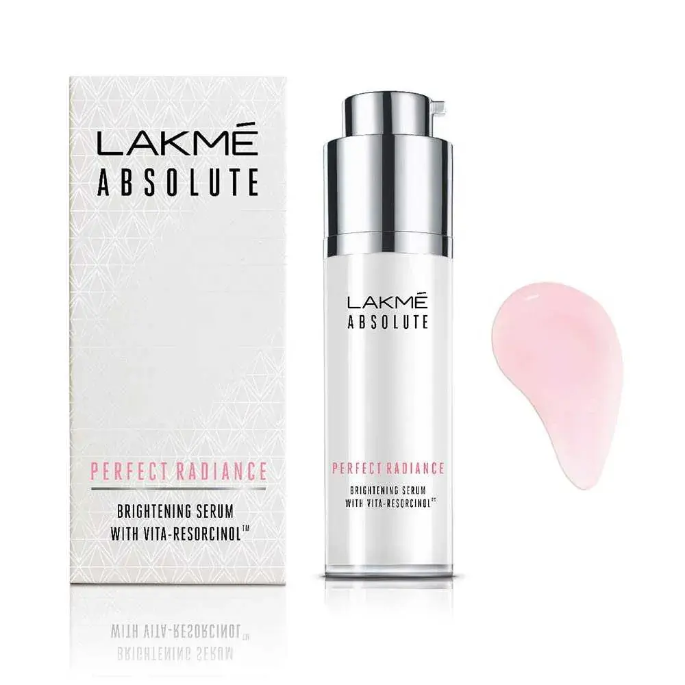 Lakme Absolute Perfect Radiance Skin Lightening Serum with Vita Resorcinol - Face Serum for glowing skin