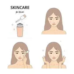 How to apply the Serum to the face - Face Serum For Glowing Skin