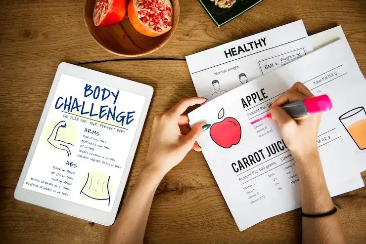 Reduce your calorie intake - How to get abs in a week