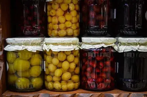 Jarred fruit