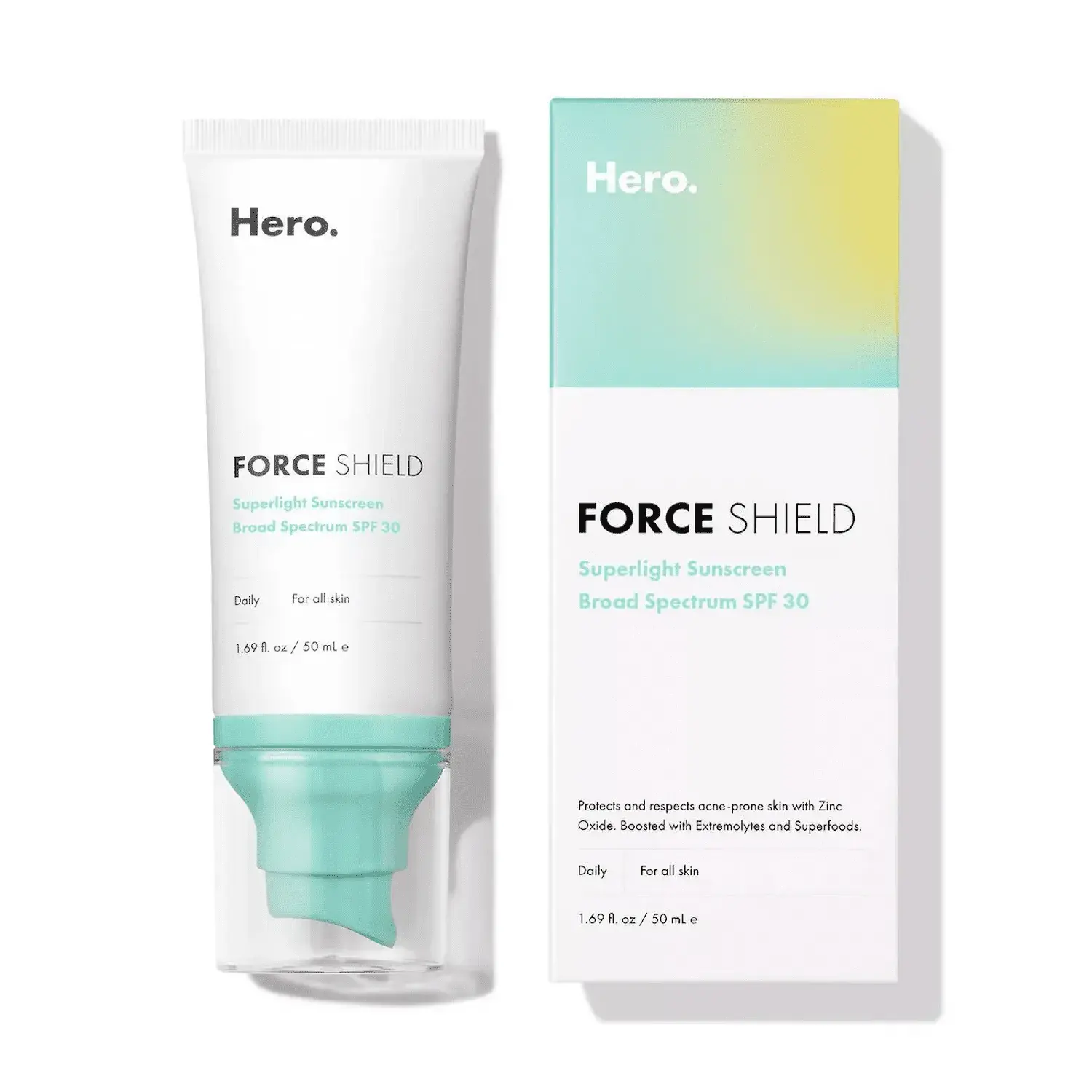 Force shield superlight sunscreen