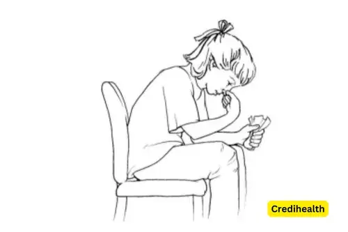 Sit upright and lean forwards - Reasons for Bleeding From Nose