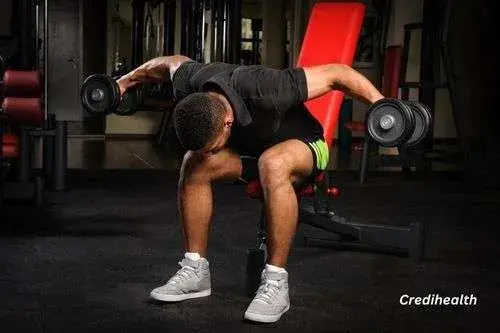 Rear delt fly-bent over