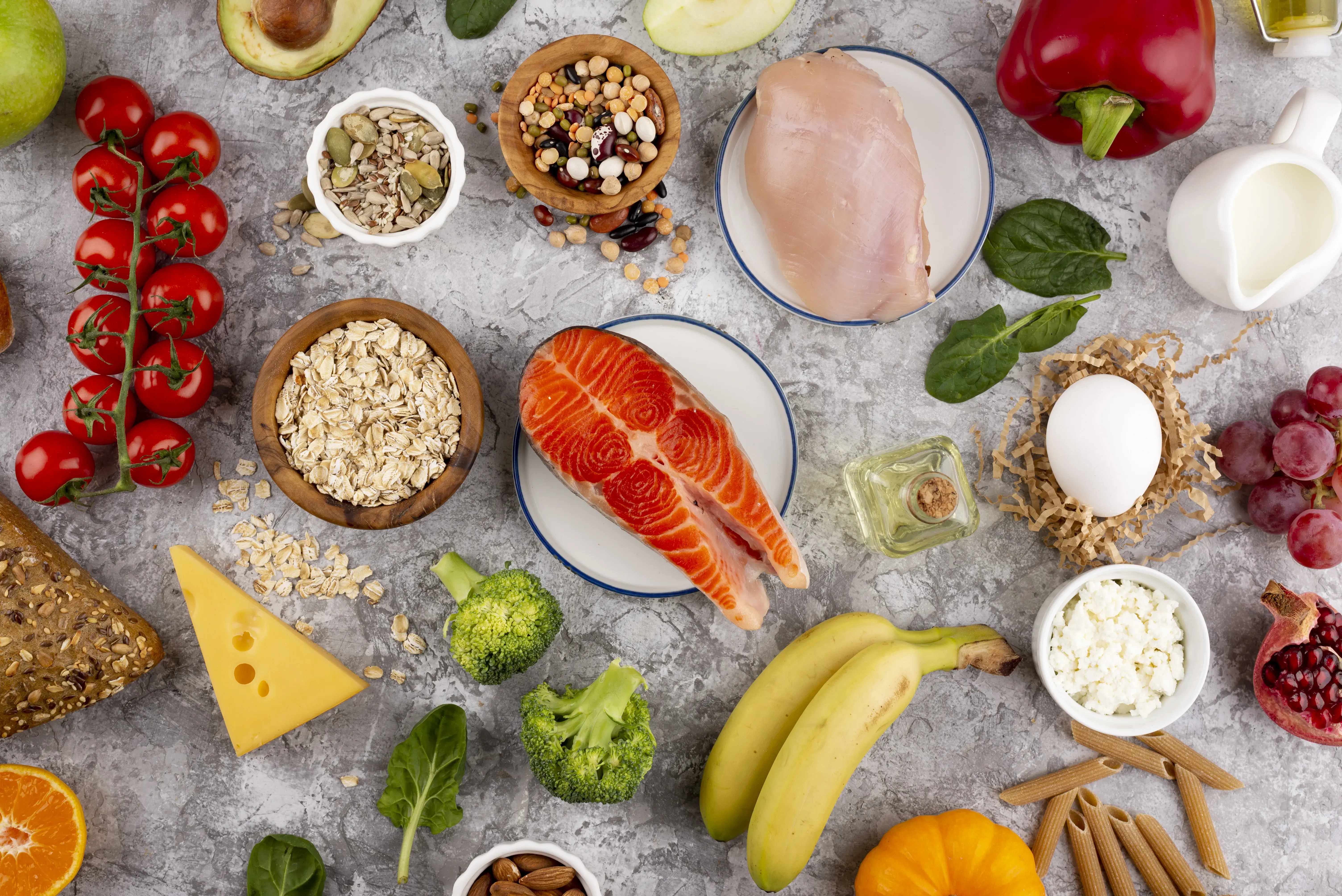 Foods rich in potassium and magnesium