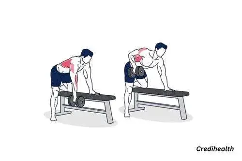 Single arm bent over
