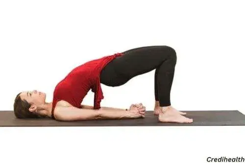 Bridge pose (Setubandasana)