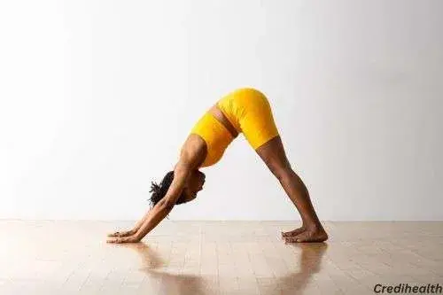 Downward-facing dog pose (Adho Mukha Svanasana)