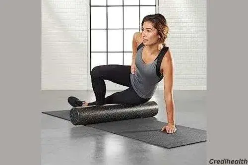 Foam rolling massage