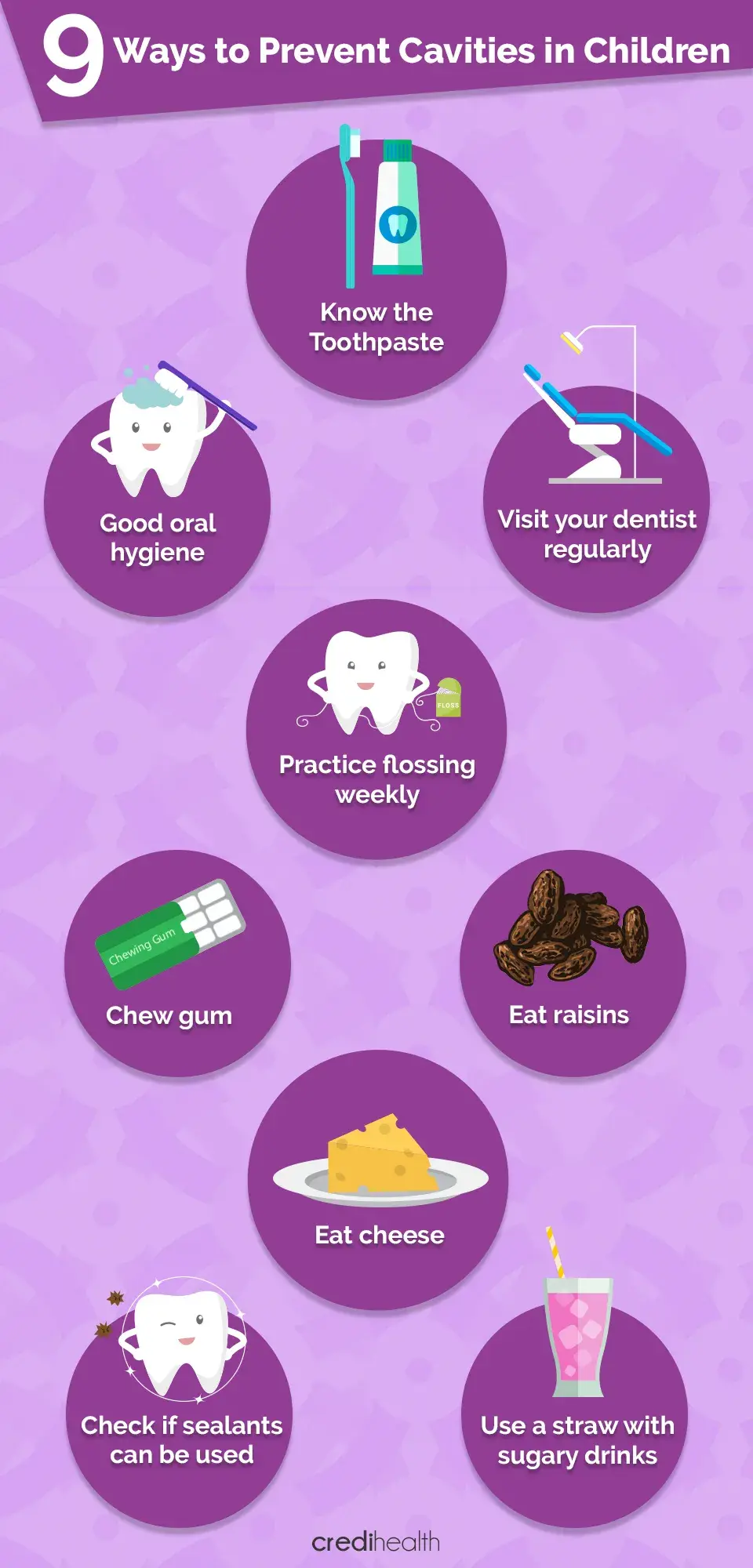 9 ways to prevent cavities in children