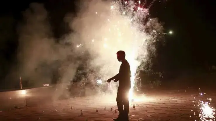 pollution from firecrackers