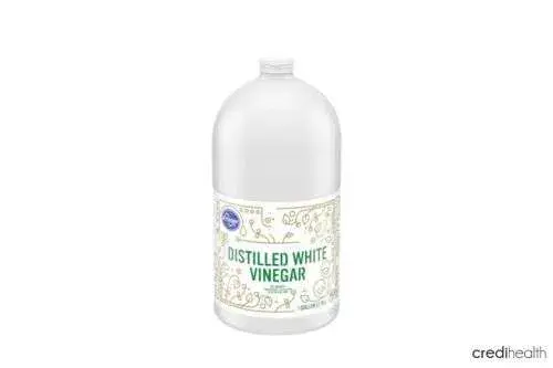 Distilled white vinegar- nail whitening tips, natural nail whitener