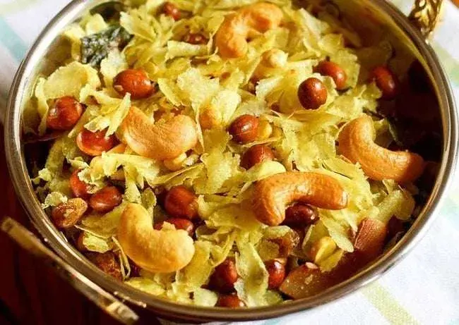 Dry Pha(Chivda) - Healthy Indian Snacks for weight loss
