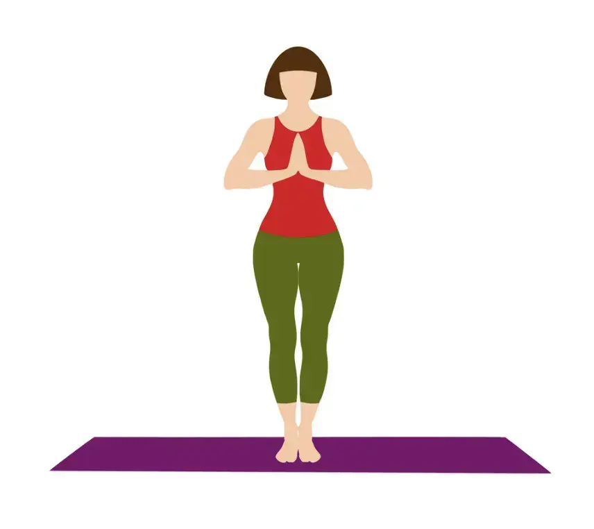 prayer pose