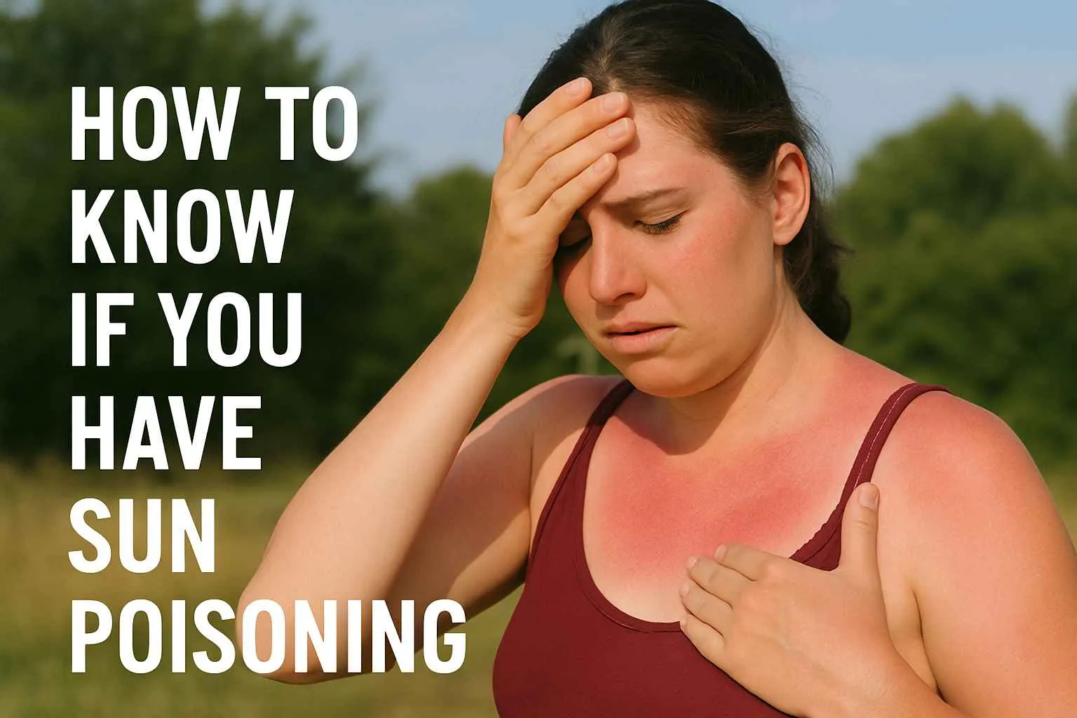 How to Know If You Have Sun Poisoning: Key Signs, Symptoms, and What to Do | Updated 2026