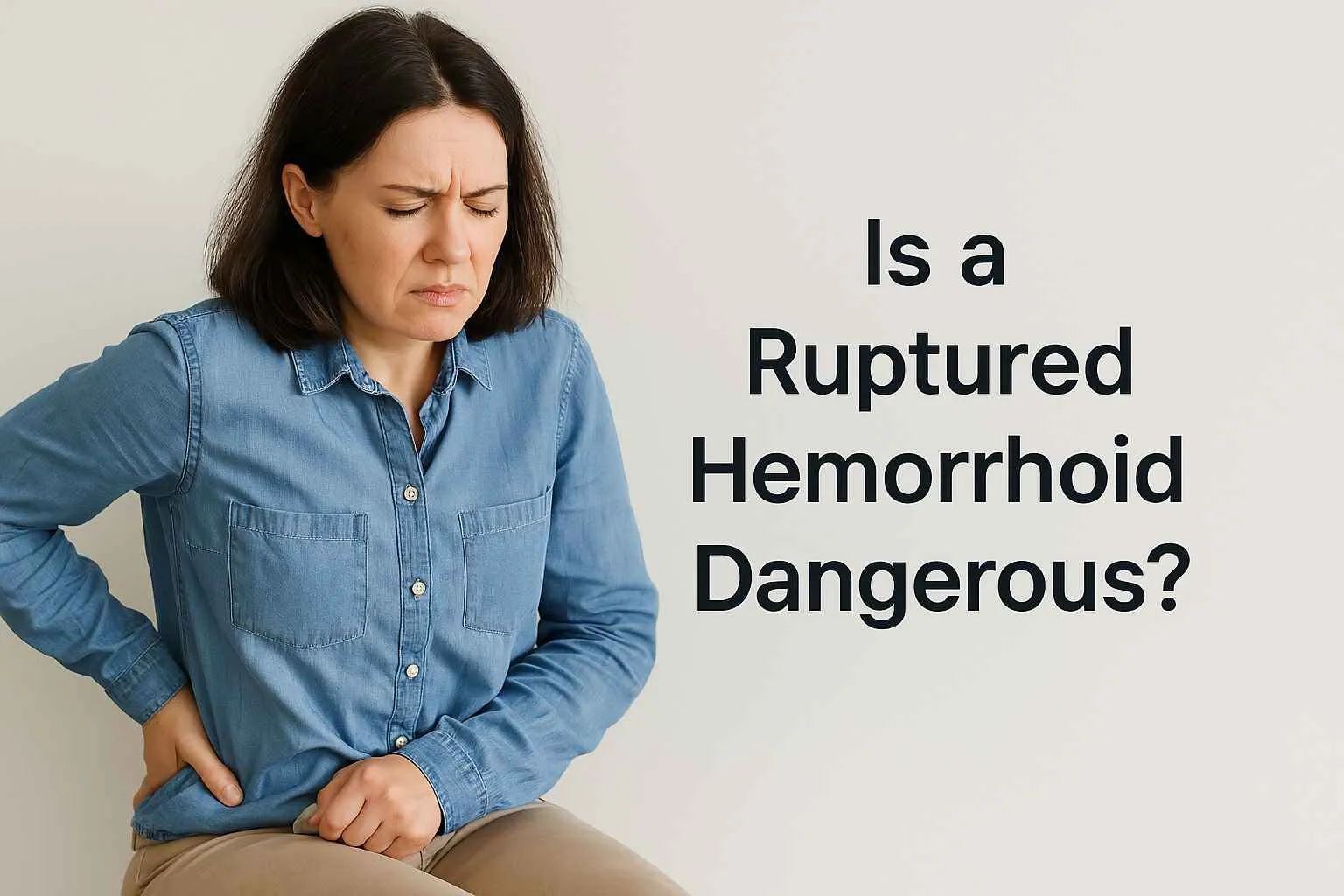 Is a Ruptured Hemorrhoid Dangerous? What You Need to Know...