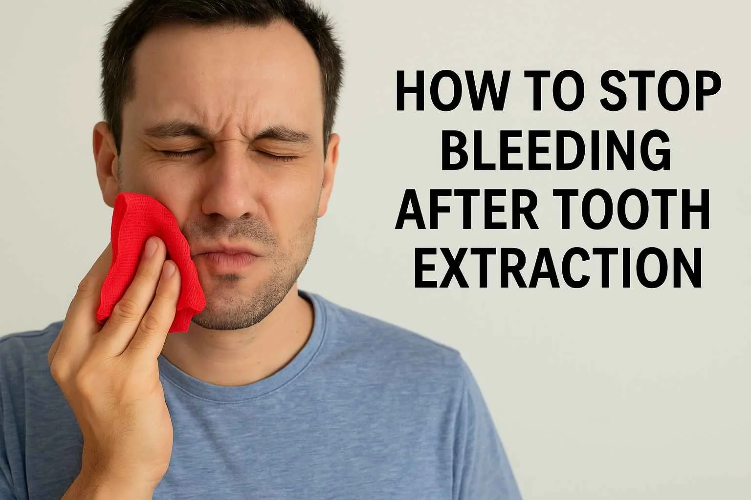 How to Stop Bleeding After Tooth Extraction: 6 Quick & Sa...