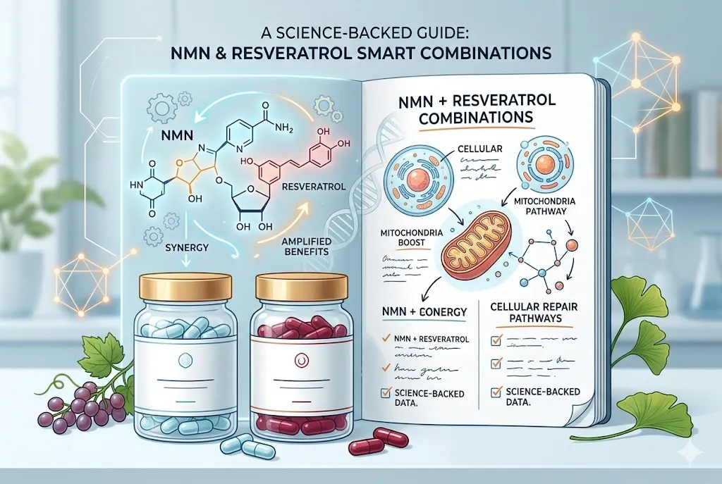 NMN With Resveratrol and Smart Supplement Combinations: A Science
